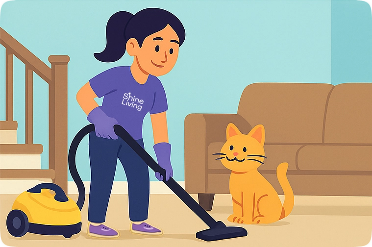 Floor cleaning result