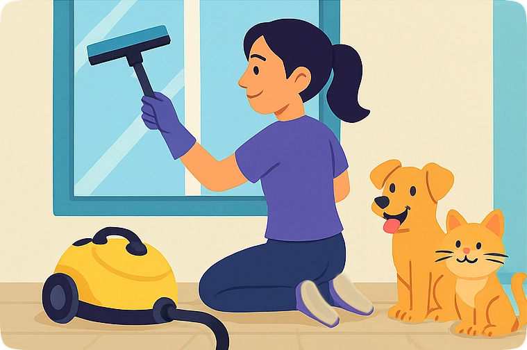 Window cleaning result